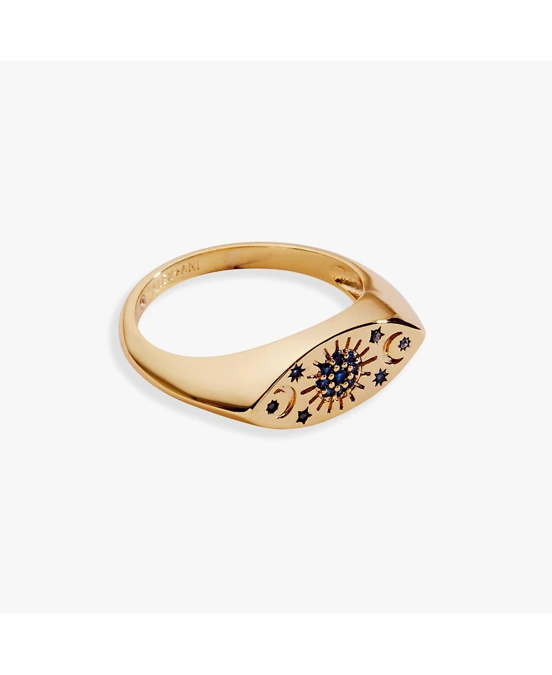 Evil Eye Signet Ring
