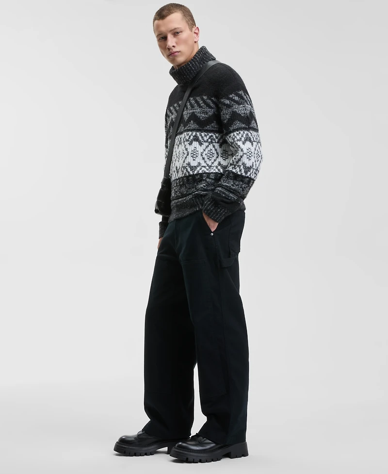 Mode of One Men's Baggy Tapered Work Pants, Macy's Exclusive