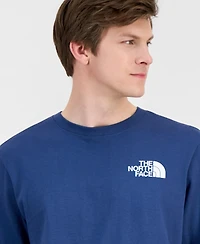 Mens The North Face Evolution Throwback Graphic Long Sleeve Tee