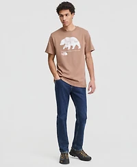Mens The North Face Evolution Mountain Bear Short Sleeve T-Shirt