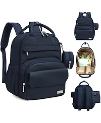 KeaBabies Play Diaper Bag Backpack Comes with Portable Changing Pad, Baby for Mom, Travel Essential