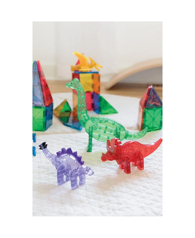 Magna-tilesa Magna-tiles Dinos 5-Piece Magnetic Construction Set, Ages 3+