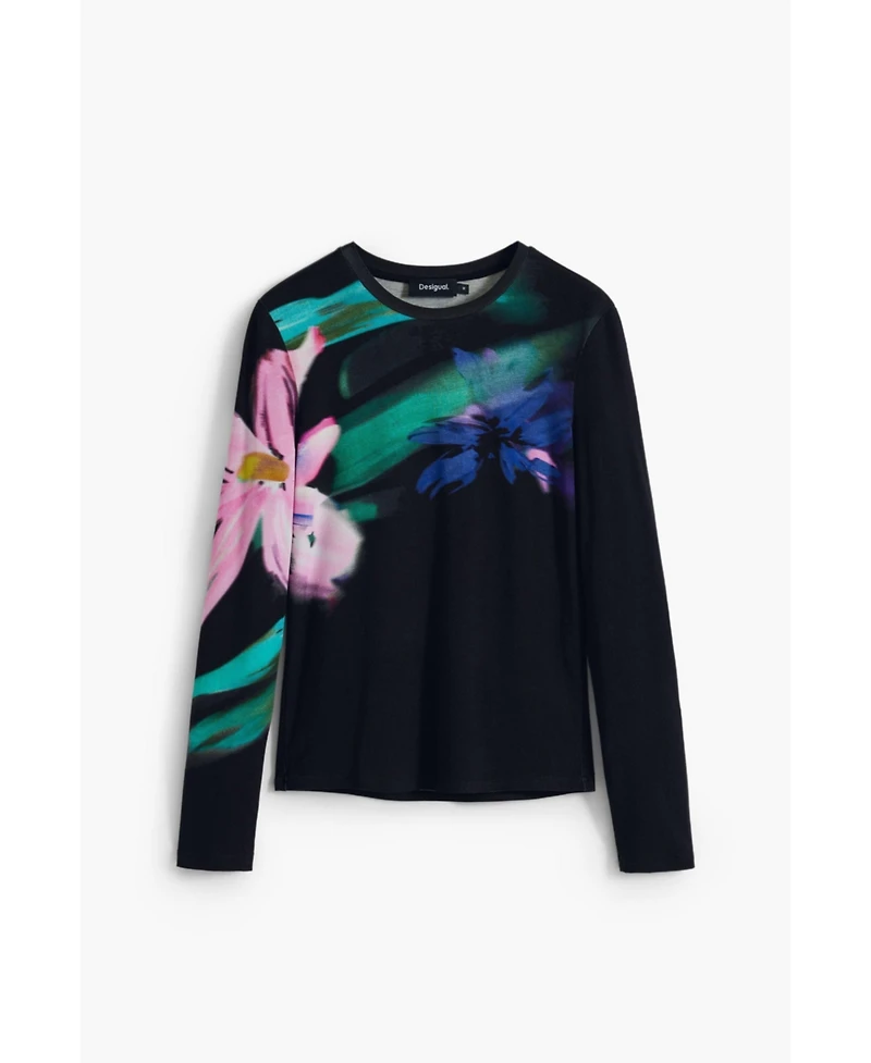 Desigual Women's Long-sleeve floral T-shirt