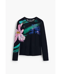 Desigual Women's Long-sleeve floral T-shirt