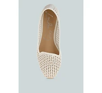 London Rag Kyrie Cut Out Detail Ballerinas Women