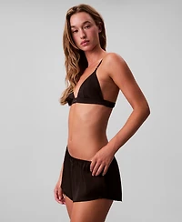 Calvin Klein Women's Full Coverage Mid-Rise Tap Shorts