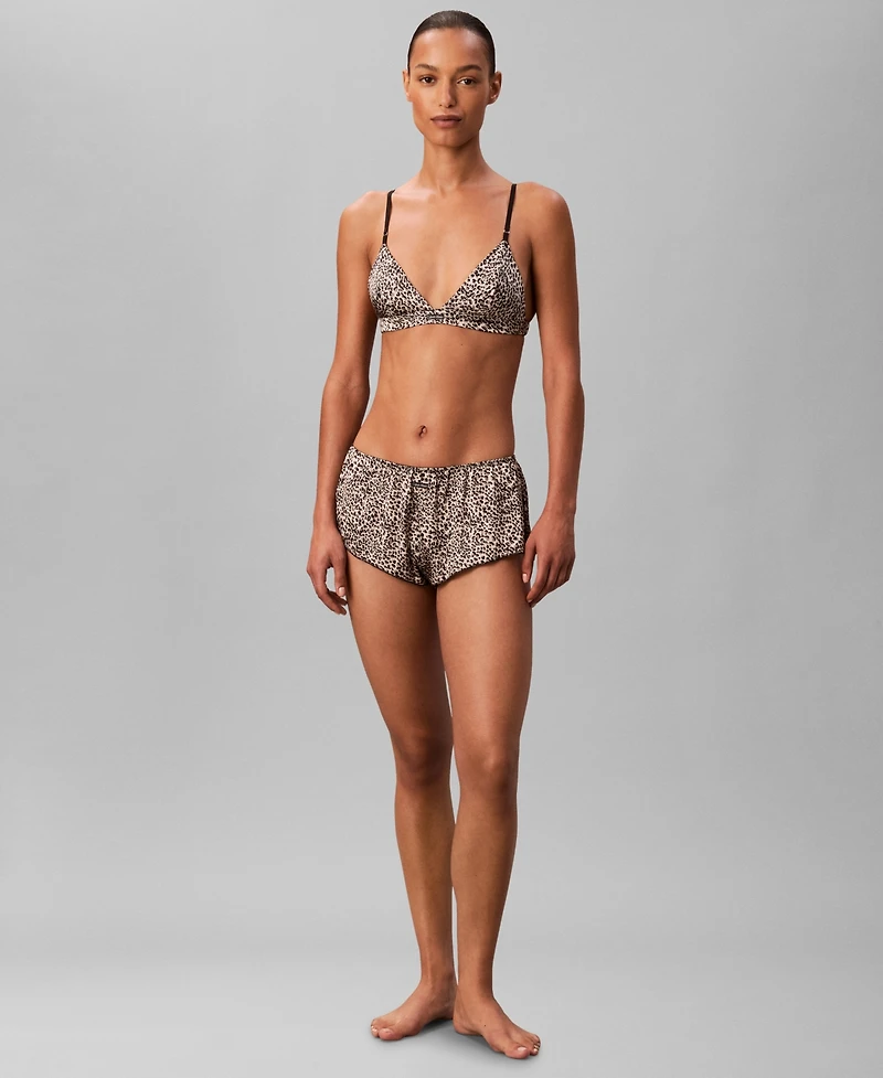 Calvin Klein Women's Full Coverage Mid-Rise Tap Shorts