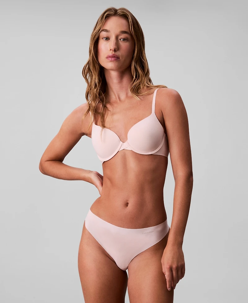 Calvin Klein Women's Invisibles 3-Pack Thong Underwear QD3558