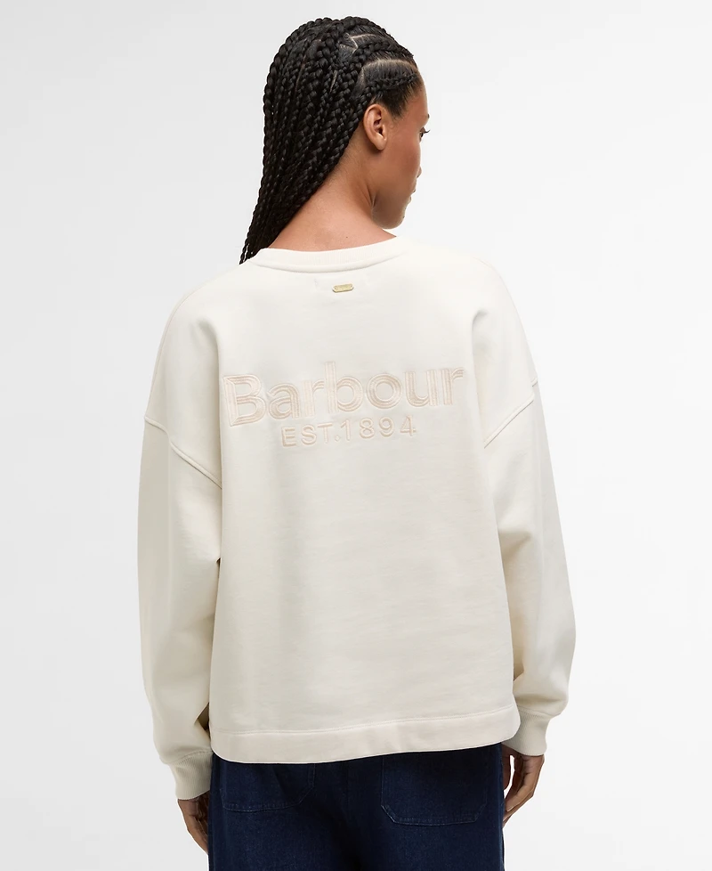 Barbour Women's Crewneck Long Sleeve Sweatshirt