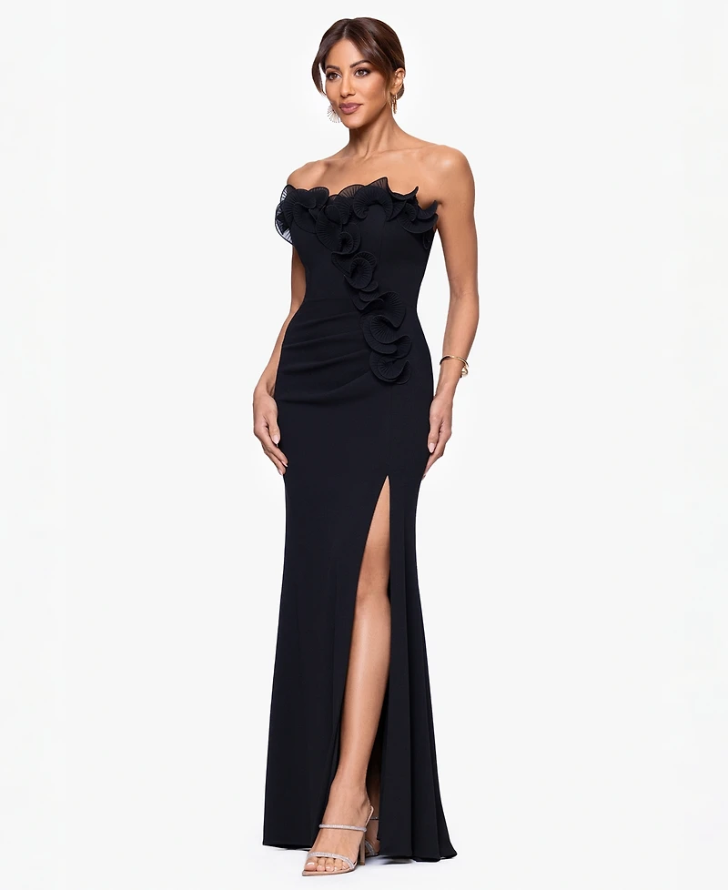 Xscape Women's Strapless Maxi Dress