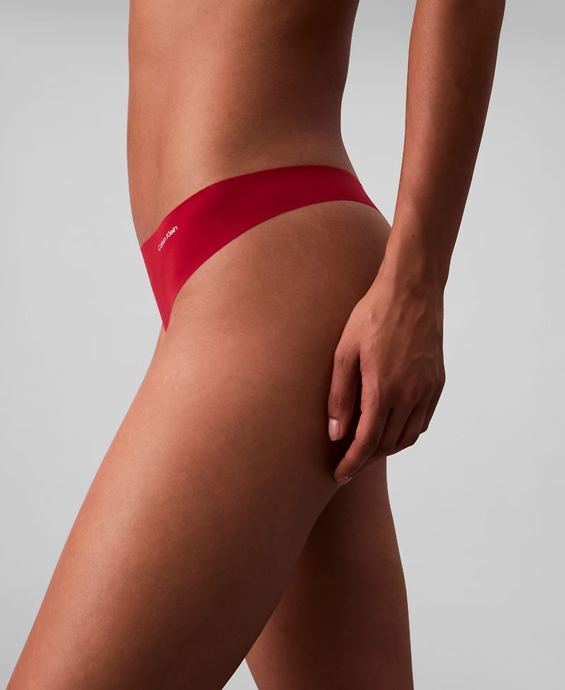 Calvin Klein Women's Invisibles Microfiber Stretch Thong Underwear D3428
