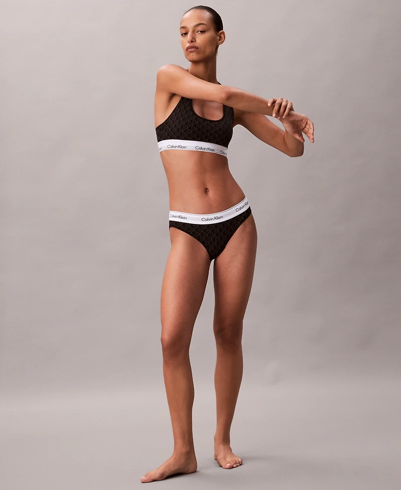 Calvin Klein Women's Ck Icon Cotton Modal Bikini Underwear QF8520