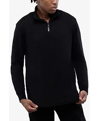 Xray Men's Quarter Zip Mock Neck Sweater