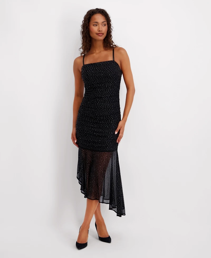 Siena Women's Studded Square Neck Dress