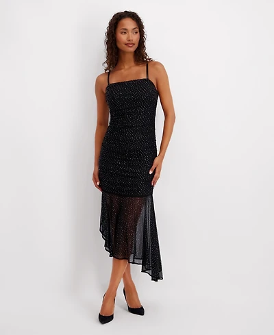 Siena Women's Studded Square Neck Dress