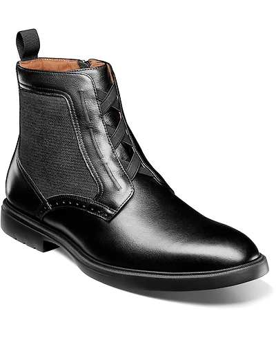 Stacy Adams Men's Thompson Elastic Lace Round Toe Boots