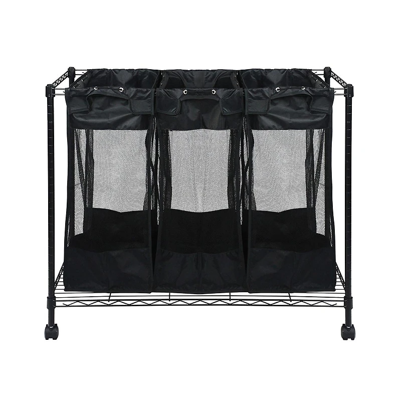 Oceanstar Triple Storage Organizer and Laundry Sorter