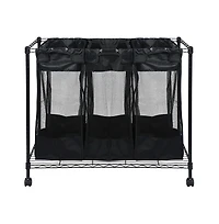 Oceanstar Triple Storage Organizer and Laundry Sorter