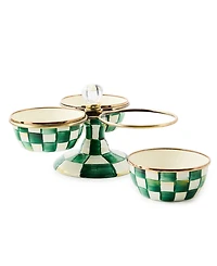 Mackenzie-Childs Emerald Check Triplicity