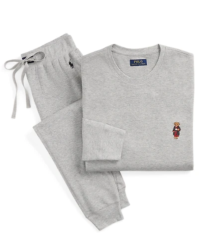 Polo Ralph Lauren Men's 2-Piece Long Sleeves T-Shirt and Joggers Set