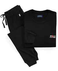 Polo Ralph Lauren Men's 2-Piece Thermal Pajama Long Sleeves T-Shirt and Joggers Set