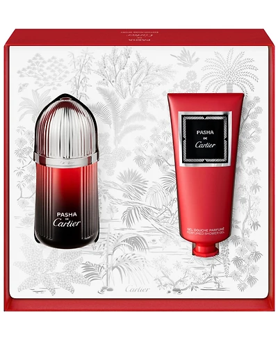 Cartier Mens 2-Pc. Pasha Edition Noire Eau De Toilette Gift Set