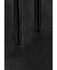 Women`s Premium Lamb Leather Touchscreen Gloves "Lola" Cashmere Lining