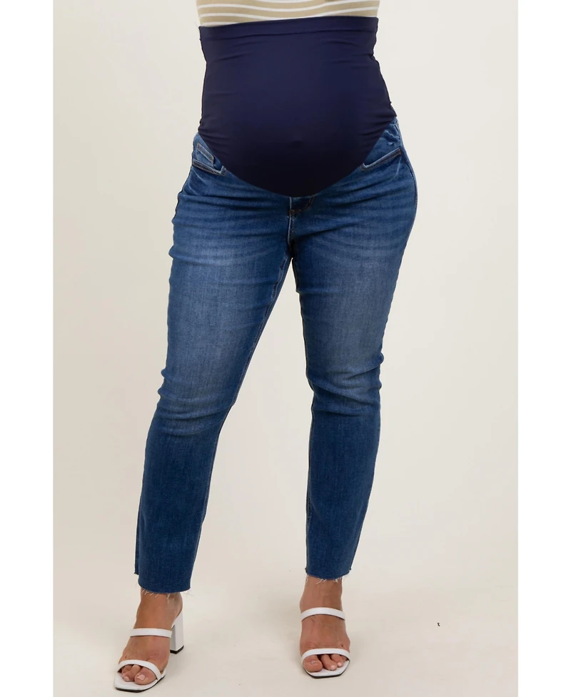 Pinkblush Maternity Blue Straight Leg Jeans
