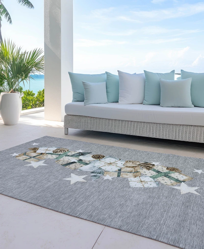 Addison Holiday Washable Indoor/Outdoor ACN1825 10'x14' Area Rug