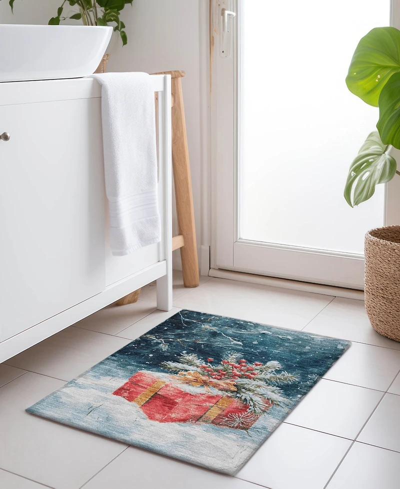 Addison Holiday Washable Indoor/Outdoor ACN1805 1'8"x2'6" Area Rug