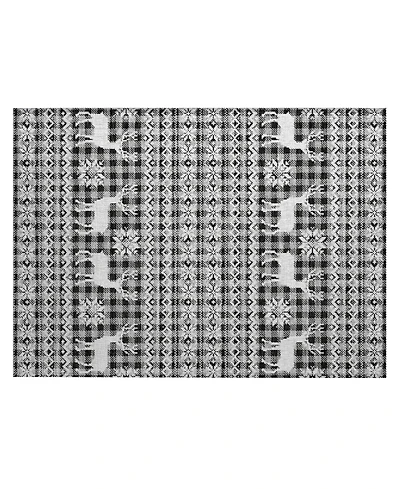 Addison Holiday Washable Indoor/Outdoor ACN1820 1'8"x2'6" Area Rug