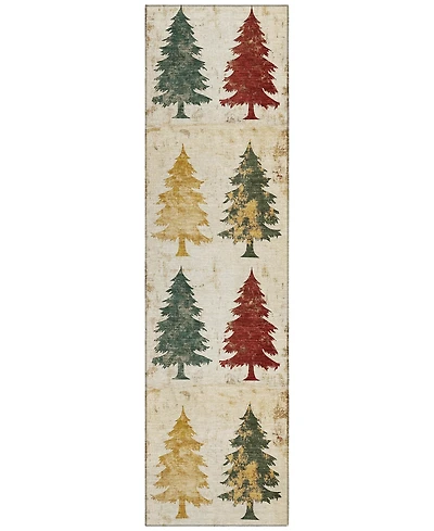 Addison Holiday Washable Indoor/Outdoor ACN1811 2'3"x7'6" Runner Area Rug