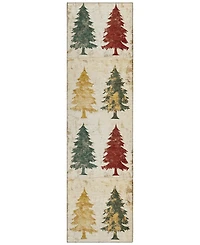 Addison Holiday Washable Indoor/Outdoor ACN1811 2'3"x7'6" Runner Area Rug
