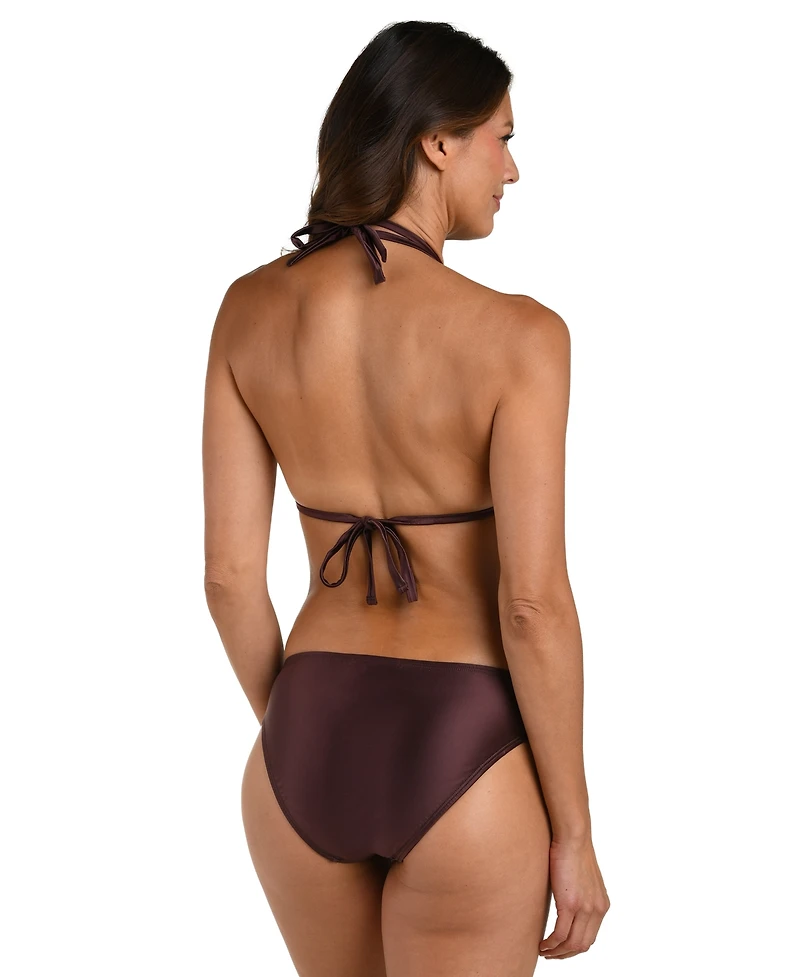 La Blanca Women's Earth Goddess Halter Bikini Top