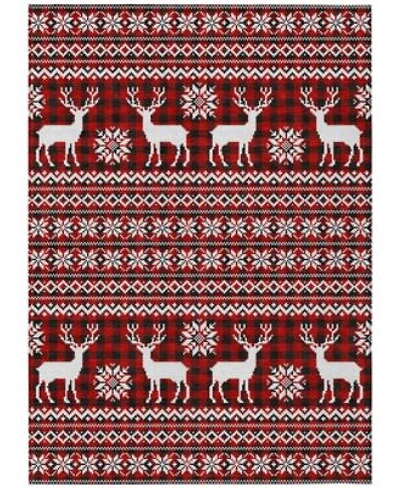Addison Holiday Washable Indoor Outdoor Acn1820 Rug Collection