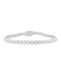 Macy's Lab-Grown Diamond (7 ct. t.w.) Bracelet in 14K White Gold