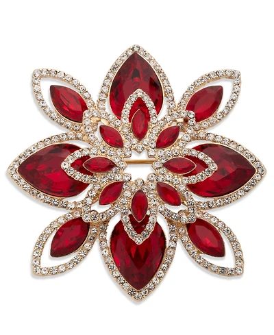 Givenchy Siam Gold-Tone Floral Boxed Pin