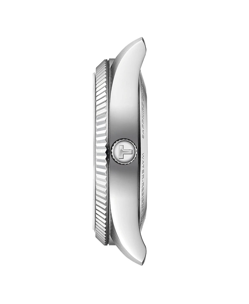 Tissot Men's Ballade Power Silver Stainless Steel Bracelet Watch