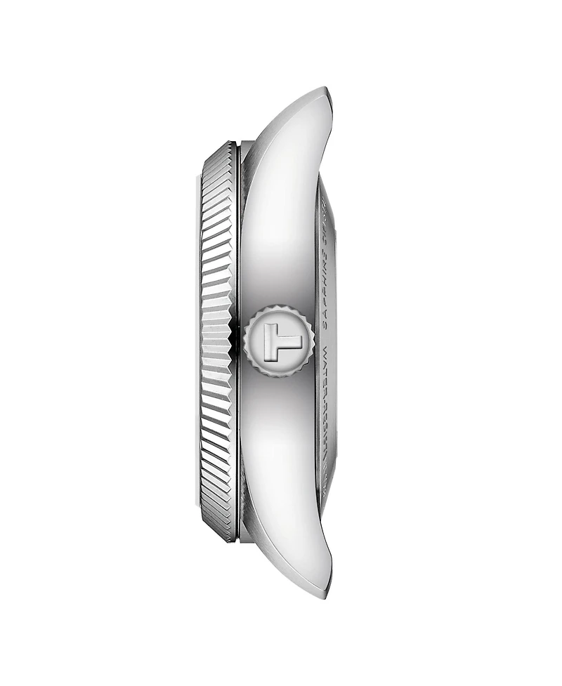 Tissot Men's Ballade Power Gray Stainless Steel Bracelet Watch, 30mm
