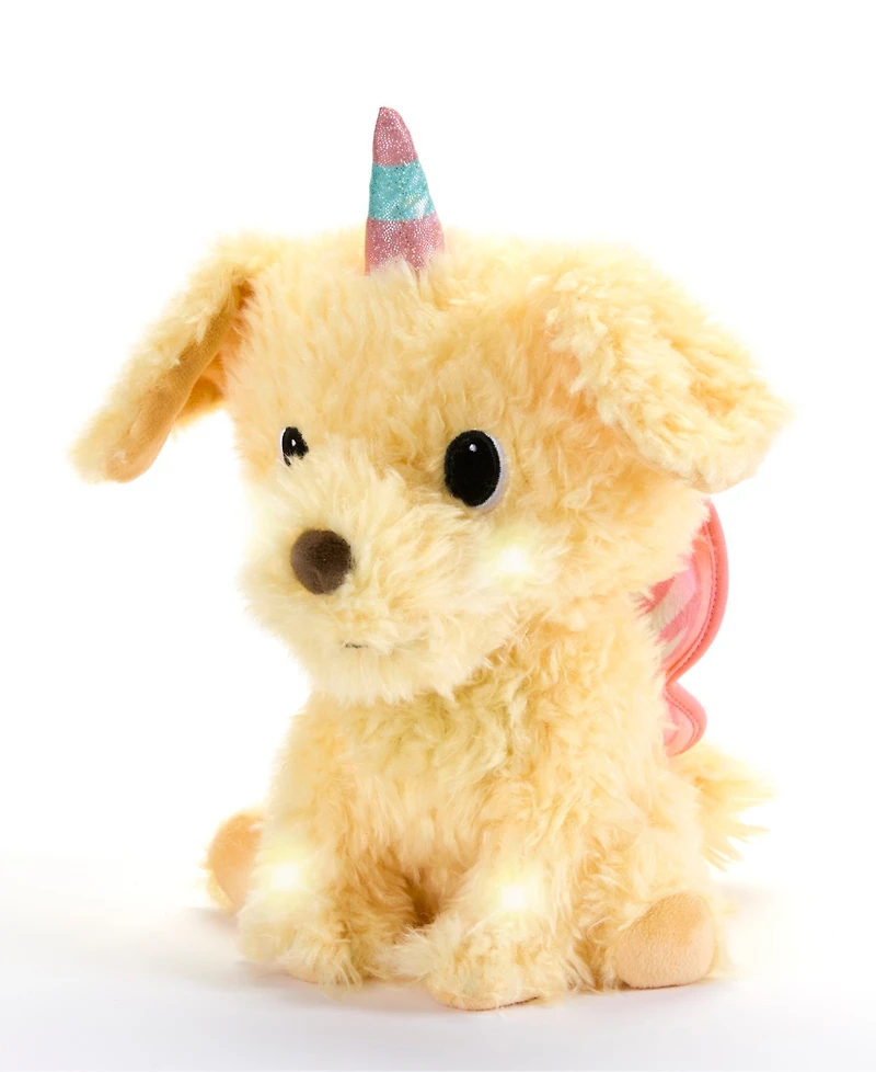 Geoffrey's Toy Box Star Brights 10" Fairy Retriever Led Plush Toy