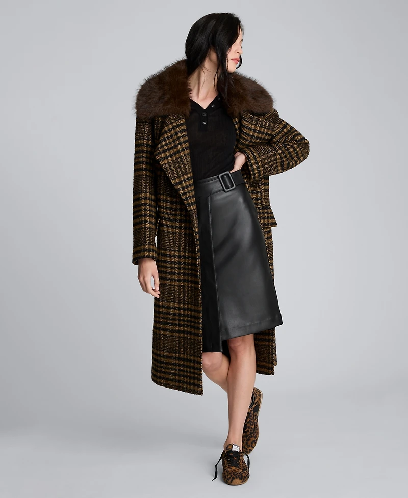 Kenneth Cole Women's Pull On Wrap Skirt