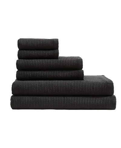 Calvin Klein Eternity Cotton Waffle 6-Pc. Bath Towel Set