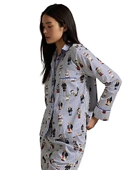 Polo Ralph Lauren Women's Iconic Bear Madison Pajama Set