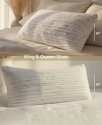 Nestl Adjustable Support Shredded Memory Foam -Pack Pillow