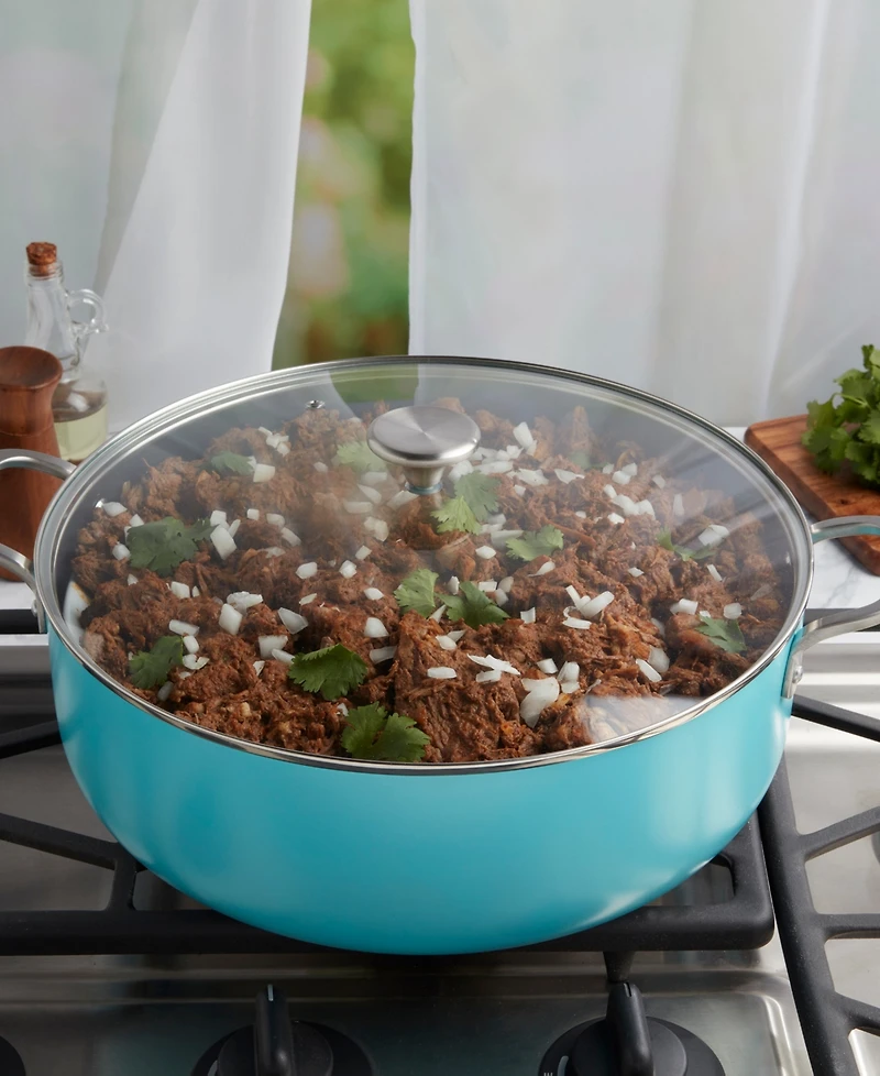Infuse Latin Caldero Nonstick Aluminum 10.5-Quart Saute Pan