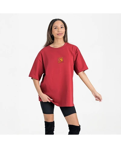 Gameday Couture Women's Cardinal Usc Trojans Oversized Back at Ya T-Shirt