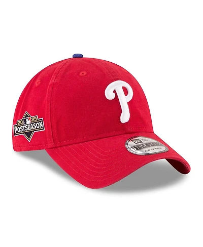 New Era Men's Red Philadelphia Phillies 2025 Mlb Postseason Side Patch 9TWENTY Adjustable Hat