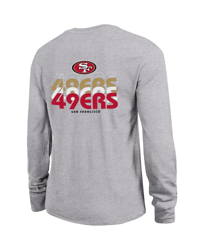 Champion Women's Gray San Francisco 49ers Core Long-Sleeve T-Shirt