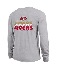 Champion Women's Gray San Francisco 49ers Core Long-Sleeve T-Shirt