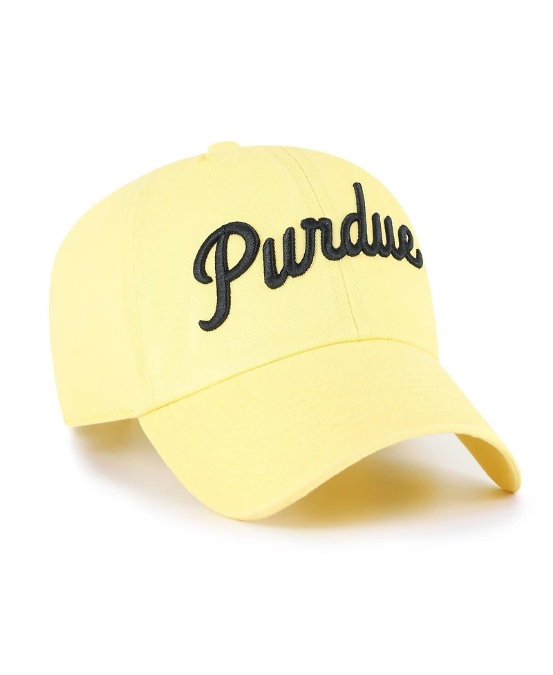 '47 Brand Men's Maize Purdue Boilermakers Vault Clean Up Adjustable Hat